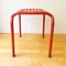 Vintage Tubular Steel Stool in the Style of Max Fellerer and Eugen Worle, Image 6