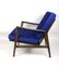 Fauteuil Stefan Bleu, Pologne, 1970s 12