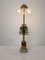 French Shaped Bronze and Brass Pineapple Table Lamp from Maison Charles, 1970s 2