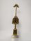 French Shaped Bronze and Brass Pineapple Table Lamp from Maison Charles, 1970s 6