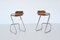 French Les Arcs Resort Bar Stools by Charlotte Perriand, 1960s, Set of 2 4