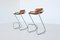 French Les Arcs Resort Bar Stools by Charlotte Perriand, 1960s, Set of 2 3