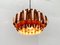 Mid-Century Swiss Copper Type 810 Pendant Lamp by Hans Zender for Temde 7