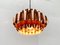 Mid-Century Swiss Copper Type 810 Pendant Lamp by Hans Zender for Temde, Image 7