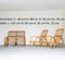 Vintage Bamboo Sofa & 2 Armchairs, Set of 3 2