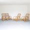 Vintage Bamboo Sofa & 2 Armchairs, Set of 3 1