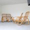 Vintage Bamboo Sofa & 2 Armchairs, Set of 3 10