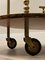 Side table or Trolley in Goatskin and Brass attributed to Aldo Tura, Italy, 1960s 25