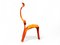 Vintage Pop-Art Floris Chair in Orange Polyester by Günter Beltzig, Germany, 1967, Image 7