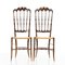 Mid-Century Chiavari Dining Chairs by Colombo Sanguineti, 1950s, Set of 2, Image 1