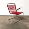 Model 411 Red Plastic & Tubular Steel Armchair from Gispen, 1930s 17