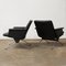Mid-Century Black 1432 Easy Chairs by Andre Cordemeyer for Gispen, 1961, Set of 2 10