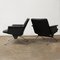 Mid-Century Black 1432 Easy Chairs by Andre Cordemeyer for Gispen, 1961, Set of 2, Image 10