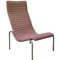 Pink Fabric 704 High Lounge Chair by Kho Liang Ie for Stabin Holland, 1968 1