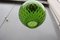 Grüne kugelförmige Hängelampe aus Muranoglas von Venini, 1950er 4