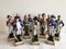 Saxon Porcelain Statuettes Depicting Napoleonic Figures from Scheibe-Alsbach Thuringia, Set of 11 40