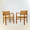 Cord Armchairs from Vroom and Dreesman, 1960s, Set of 2, Image 1