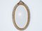 Italian Oval Bamboo Mirror by Franco Albini, 1950s 1