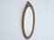 Italian Oval Bamboo Mirror by Franco Albini, 1950s 3