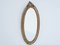 Italian Oval Bamboo Mirror by Franco Albini, 1950s 2