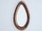 Italian Bamboo Teardrop Mirror by Franco Albini, 1950s, Image 2