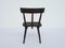 French Black Solid Larch Armchairs by Jean Royère, 1950s, Set of 4, Image 15