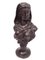 Bustos antiguos de bronce con personajes clásicos. Juego de 2, Imagen 2
