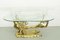 Bonsai-Shaped Brass & Glass Coffee Table by Willy Daro, 1970s, Image 4