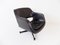 Black Leather Chair by Eero Aarnio for Asko Oy, Image 13