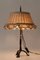 Mid-Century German Modern Wrought Iron Night Table Lamp, 1960s 8