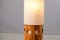 Vintage Danish Teak Floor Lamp with White Lampshade, 1960s 5