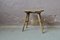 Tabouret de Ferme Tripode Antique 3