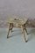 Tabouret de Ferme Tripode Antique 1