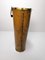 Leather and Brass Umbrella Stand from Valenti, 1970s 4