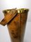 Leather and Brass Umbrella Stand from Valenti, 1970s 8