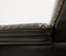 Sedia da scrivania girevole modello DS 35 in pelle nera di De Sede, anni '60, Immagine 9