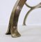 Swan Couchtisch aus verchromtem Stahl mit originaler Rauchglas Tischplatte von Maison Jansen, 1950er 7