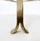 Swan Couchtisch aus verchromtem Stahl mit originaler Rauchglas Tischplatte von Maison Jansen, 1950er 6