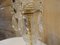 Vintage Glass Candlestick with Crystals, 1970s 2