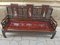 Vintage Oriental Rosewood Bench, 1940s 7