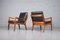 Leather Senator Chairs by Ole Wanscher for France & Søn, 1950s, Set of 2 4
