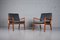 Leather Senator Chairs by Ole Wanscher for France & Søn, 1950s, Set of 2 1