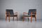 Leather Senator Chairs by Ole Wanscher for France & Søn, 1950s, Set of 2, Image 1