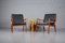 Leather Senator Chairs by Ole Wanscher for France & Søn, 1950s, Set of 2 2