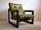 Mid-Century Modern Brazilian Mahogany & Leather Lounge Chair by Percival Lafer, Image 1