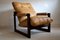 Mid-Century Modern Brazilian Mahogany & Leather Lounge Chair by Percival Lafer 10