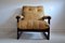 Mid-Century Modern Brazilian Mahogany & Leather Lounge Chair by Percival Lafer 3