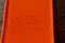 Pezzi in ceramica arancione di Pierre Cardin per Franco Pozzi, Italia, set di 3, Immagine 16