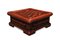 Red Leather Deep Button Chesterfield Ottoman or Footstool with Lift Lid 5