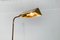 Deutsche Vintage Messing Stehlampe im Hollywood Regency Stil von Florian Schulz 11